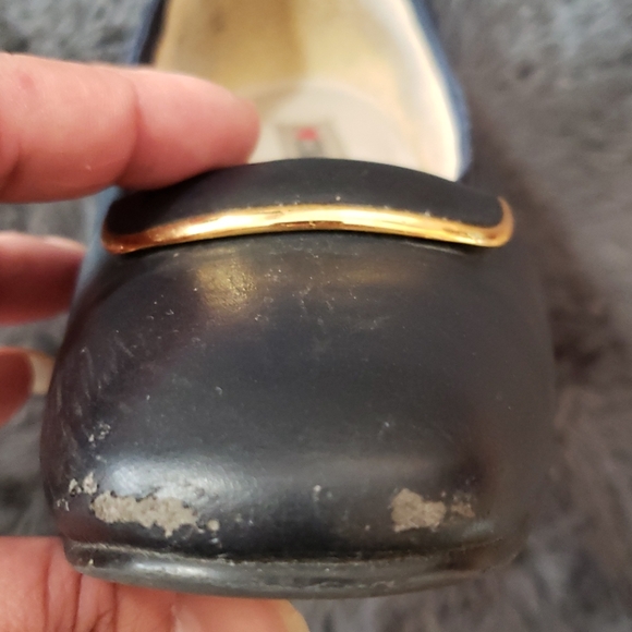 Navy Blue 6 1/2 Pumps I ❤ Comfort shoes - Picture 5 of 7